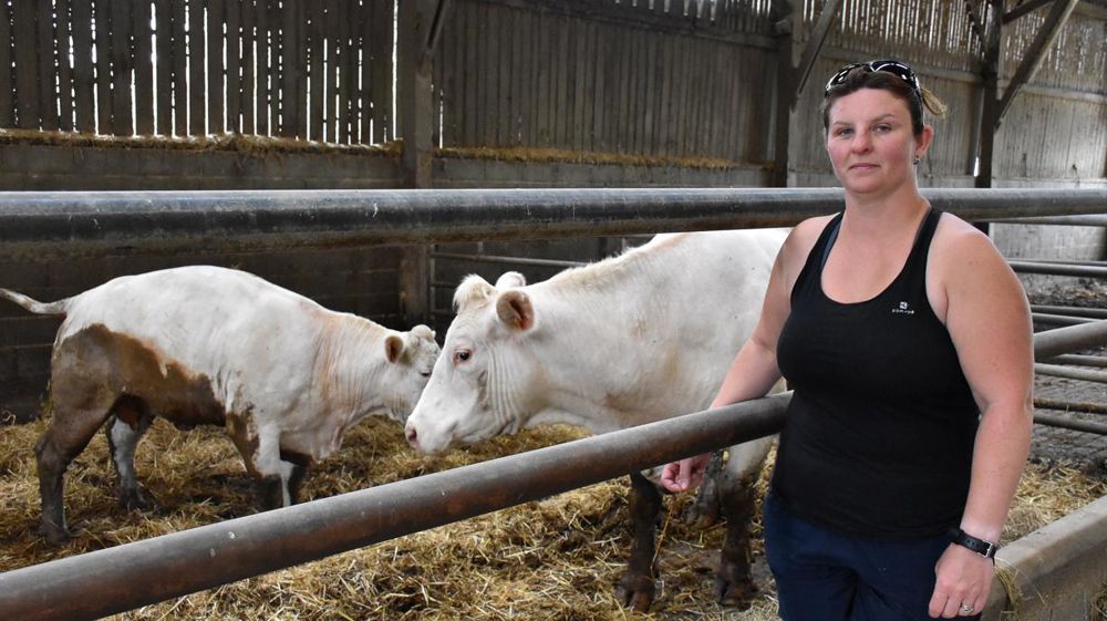 L’EARL Les Plets fait partie des exploitations une nouvelle fois touchées par les intempéries dans le Loiret. Caroline Héniau témoigne. © Aude Richard